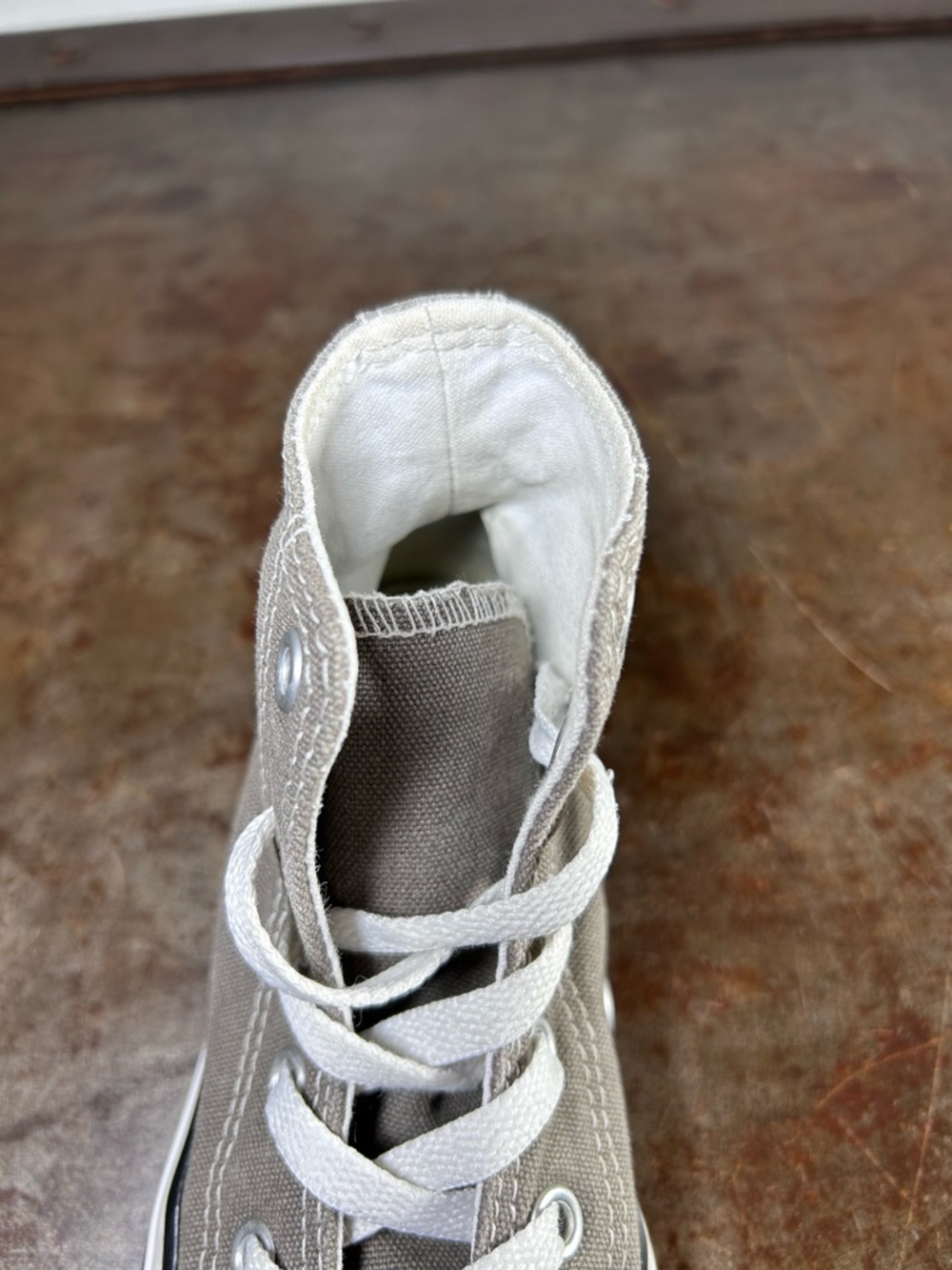 Converse Chuck Taylor All Star High Top Sneakers - Gray Youth Size 13 - Picture 14 of 16
